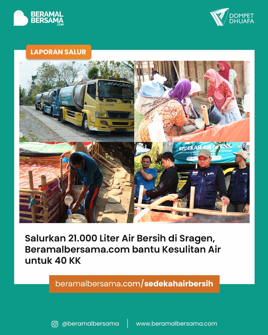 Air Bersih untuk Daerah Kekeringan Sragen