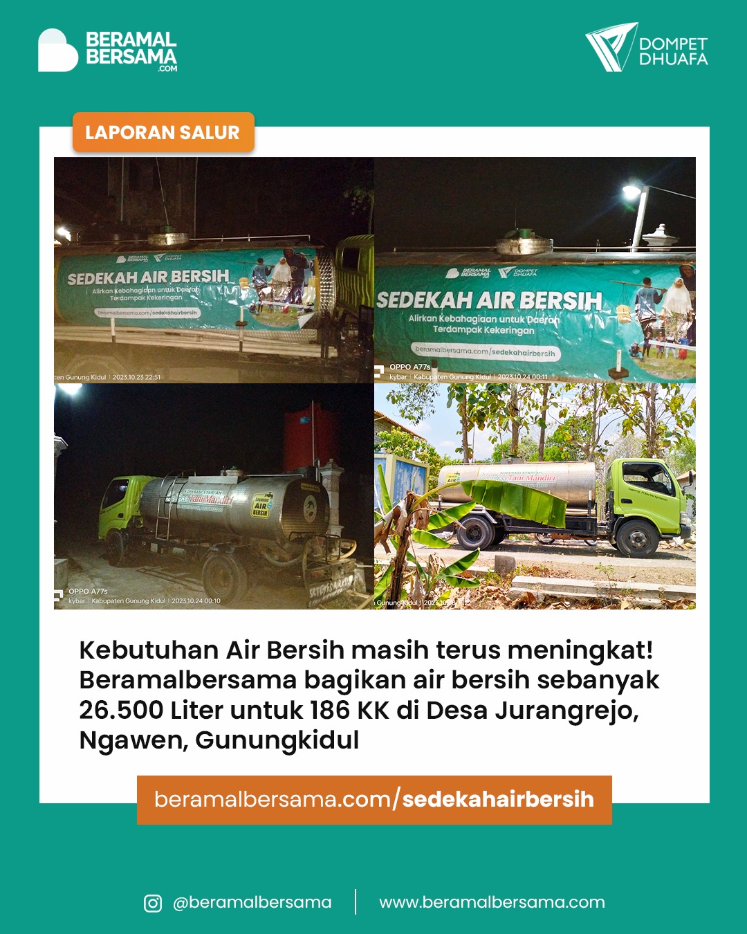 Air Bersih Untuk Masyarakat Kekeringan Ngawen