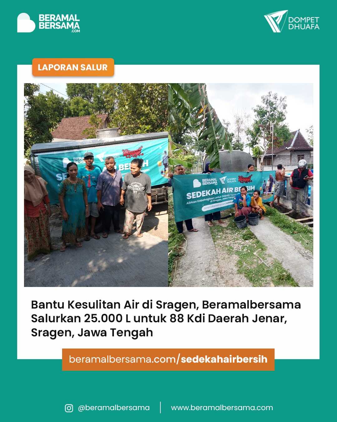 Air Bersih Untuk Warga Kekeringan Jenar