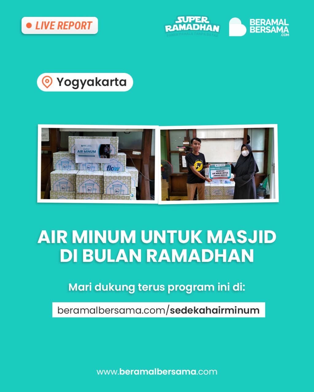 Air Minum untuk Berbuka Puasa Jamaah