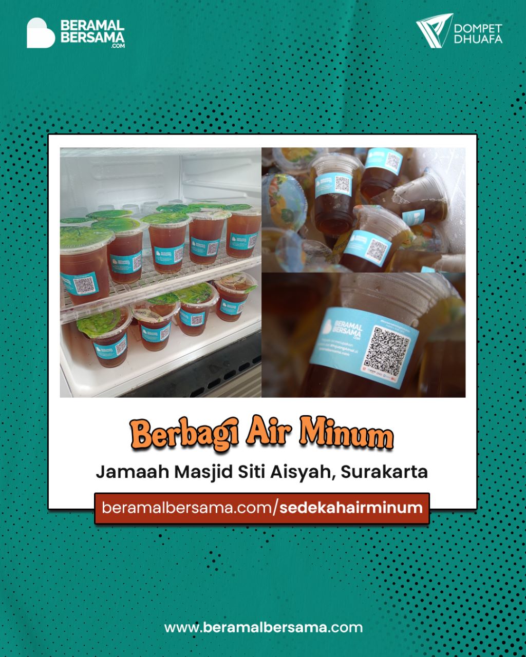 Air Minum untuk Jamaah Shalat Jumat