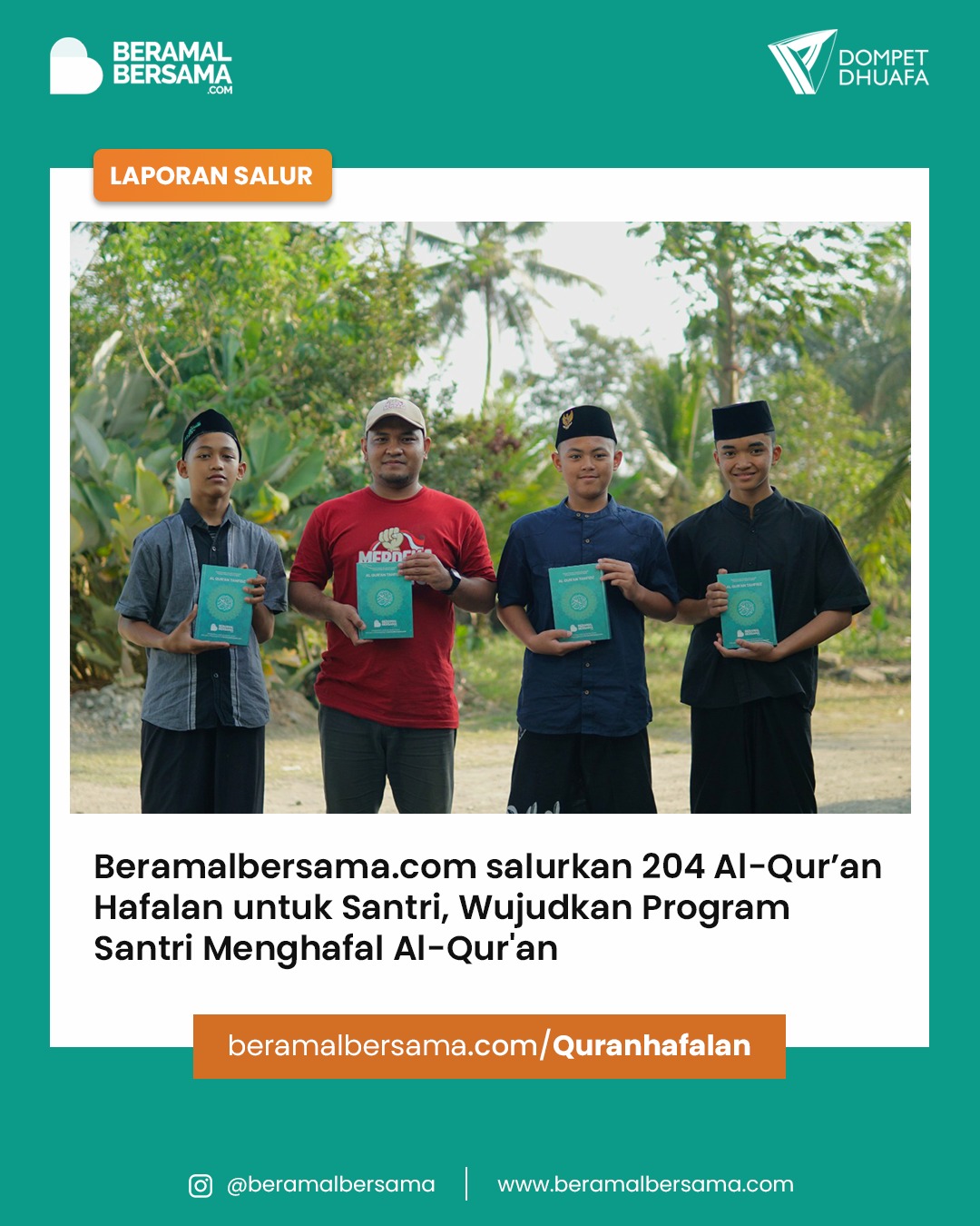 Al-Quran Hafalan untuk Santri di Kebumen