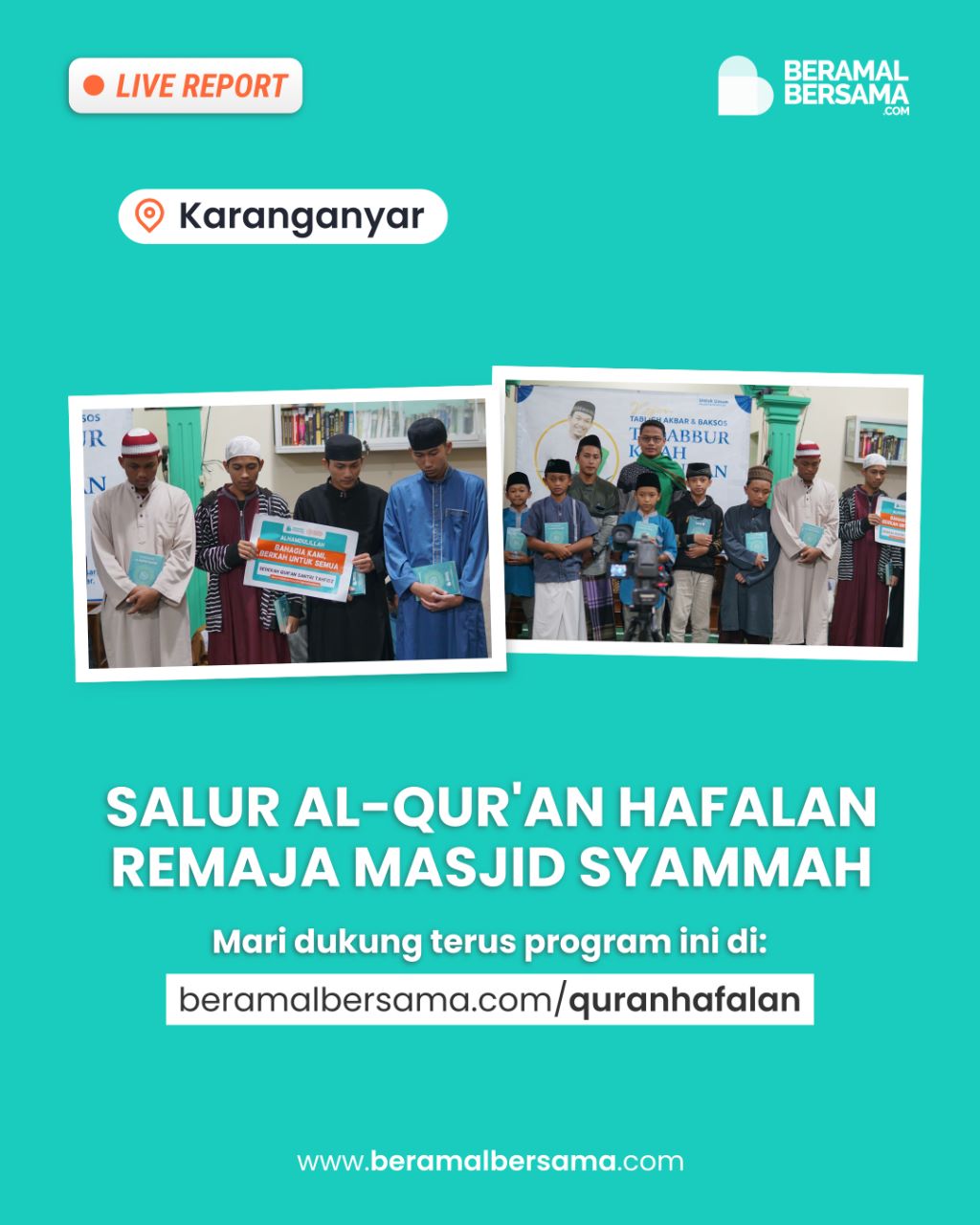 Al-Quran untuk Remaja Masjid Syammah