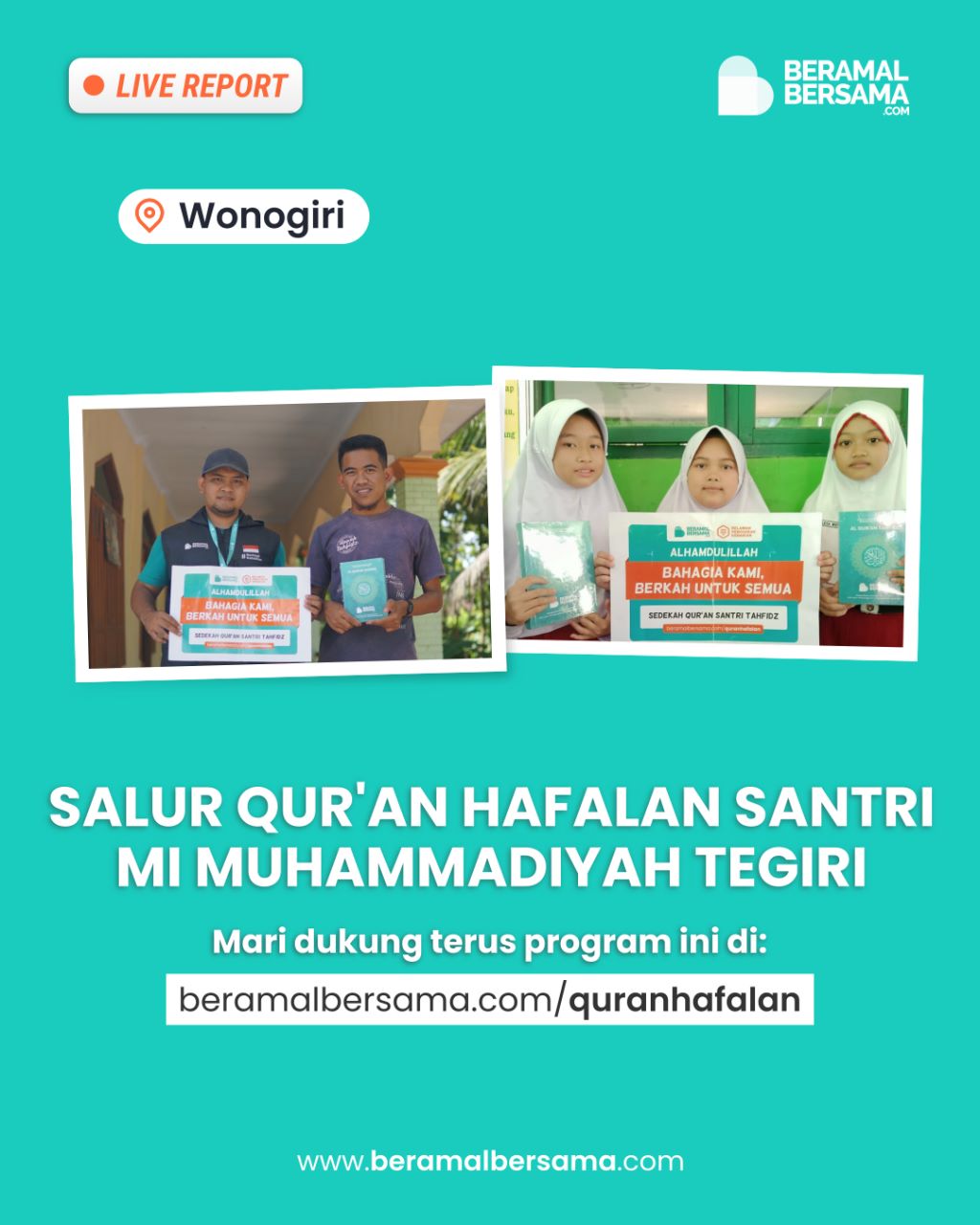 Al-Quran untuk Santri MI di Pelosok Wonogiri