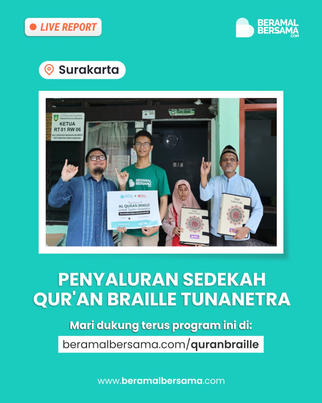 Al-quran Braile Digital Tahap 1 Bagi Anggota ITMI Surakarta