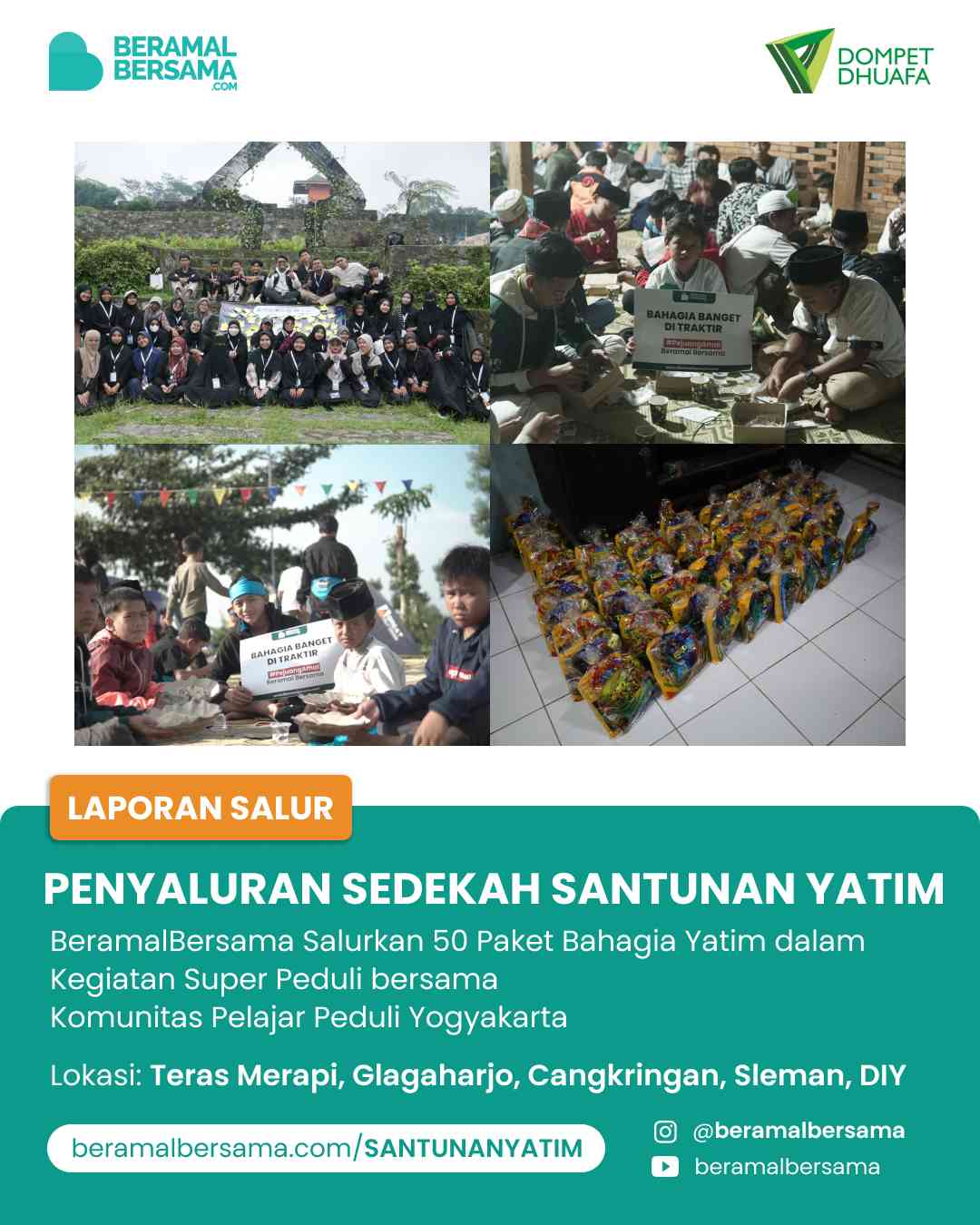 Bahagiakan Santri Yatim Super Peduli #8