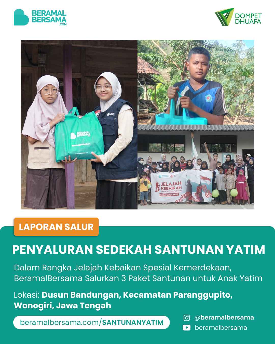 Bahagiakan Yatim Spesial Kemerdekaan