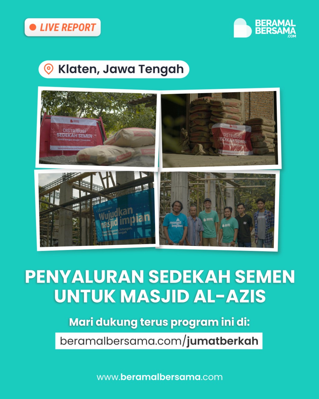 Bangun Masjid Impian di Pedalaman Klaten