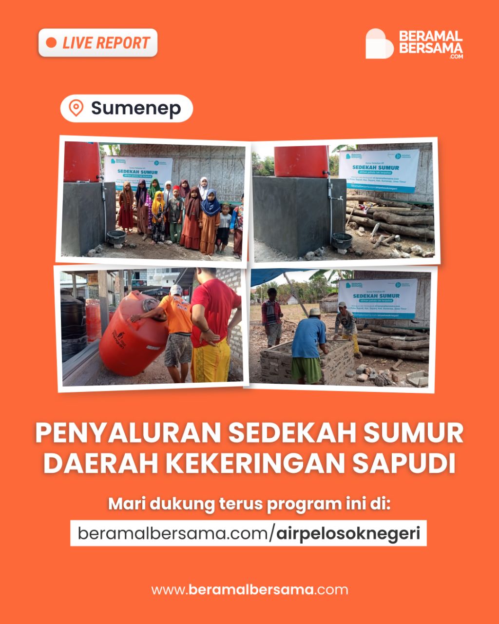 Bangun Sumur dipelosok Pulau Sapudi