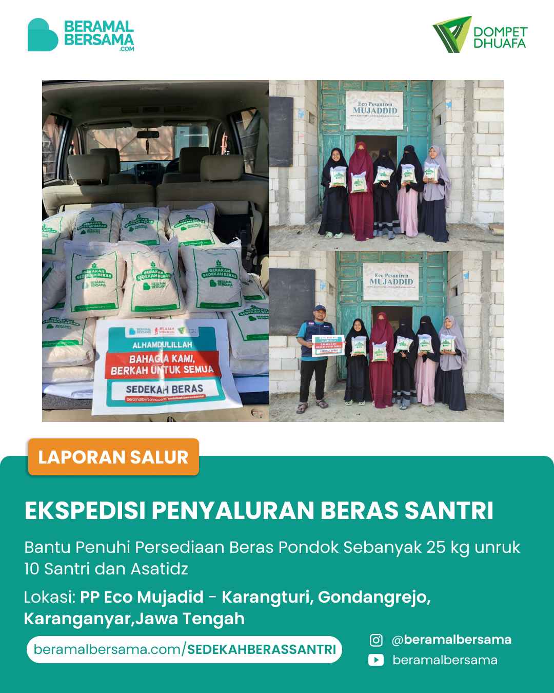 Beras Santri Eco Pesantren Mujadid