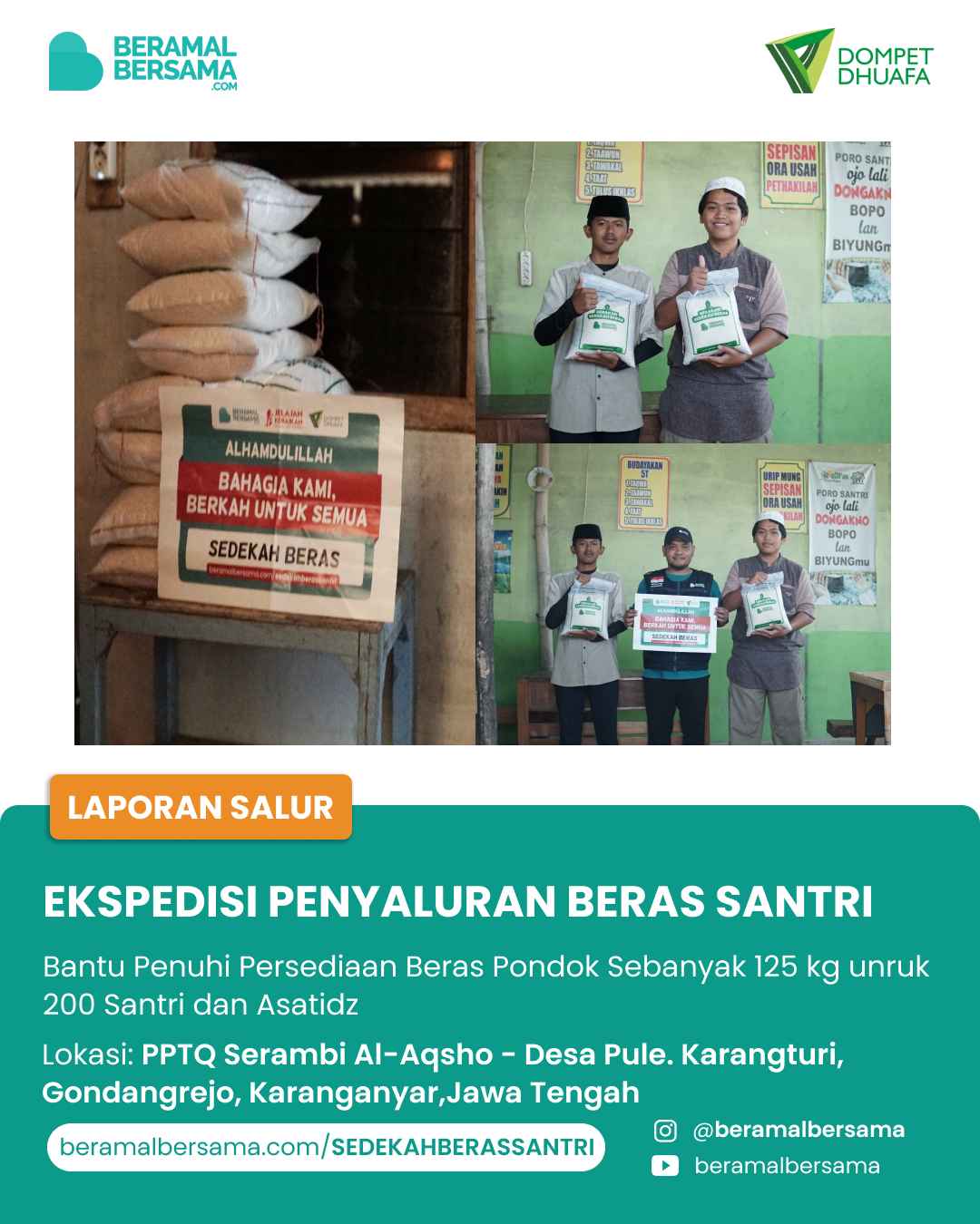 Beras Santri PP Serambi Al-Aqsha