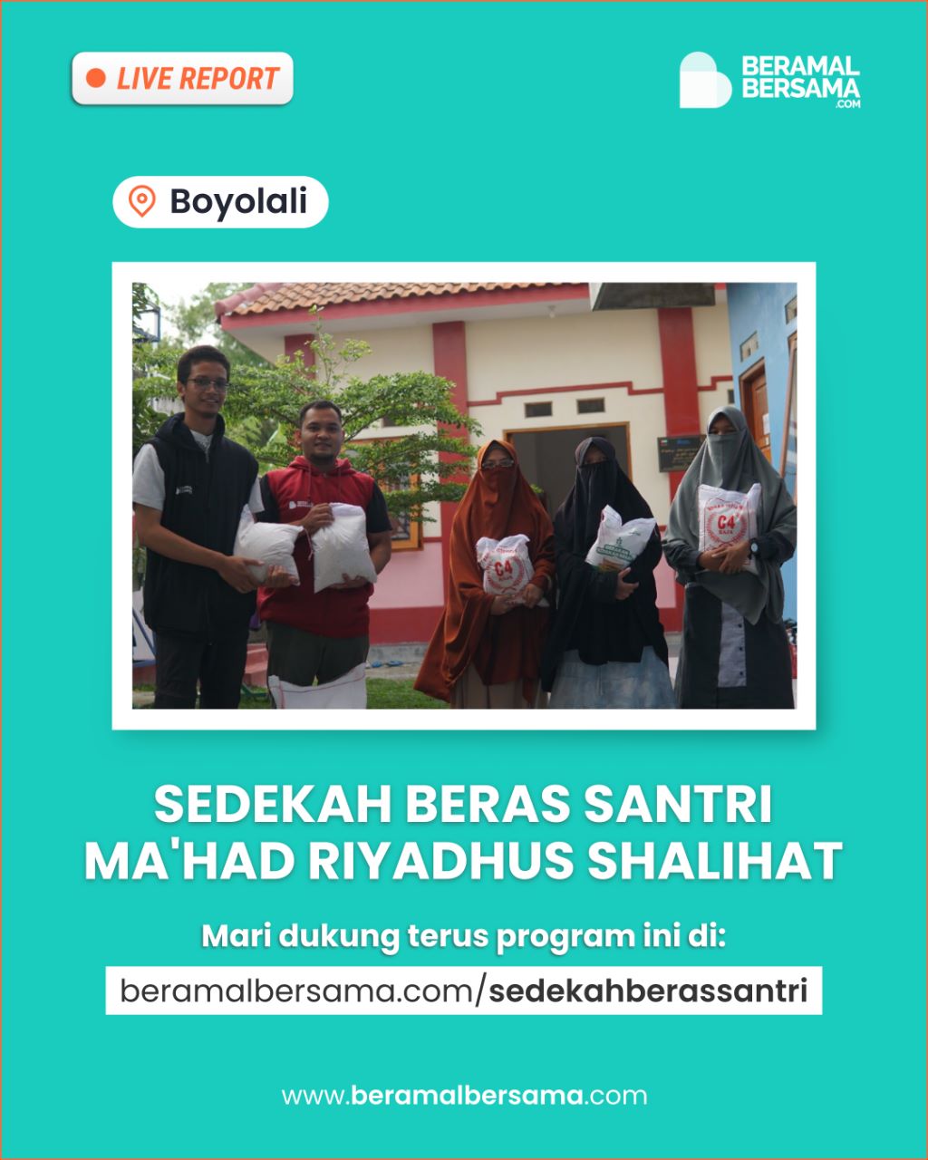 Beras Terbaik untuk Pondok Riyadus Shalihat Boyolali