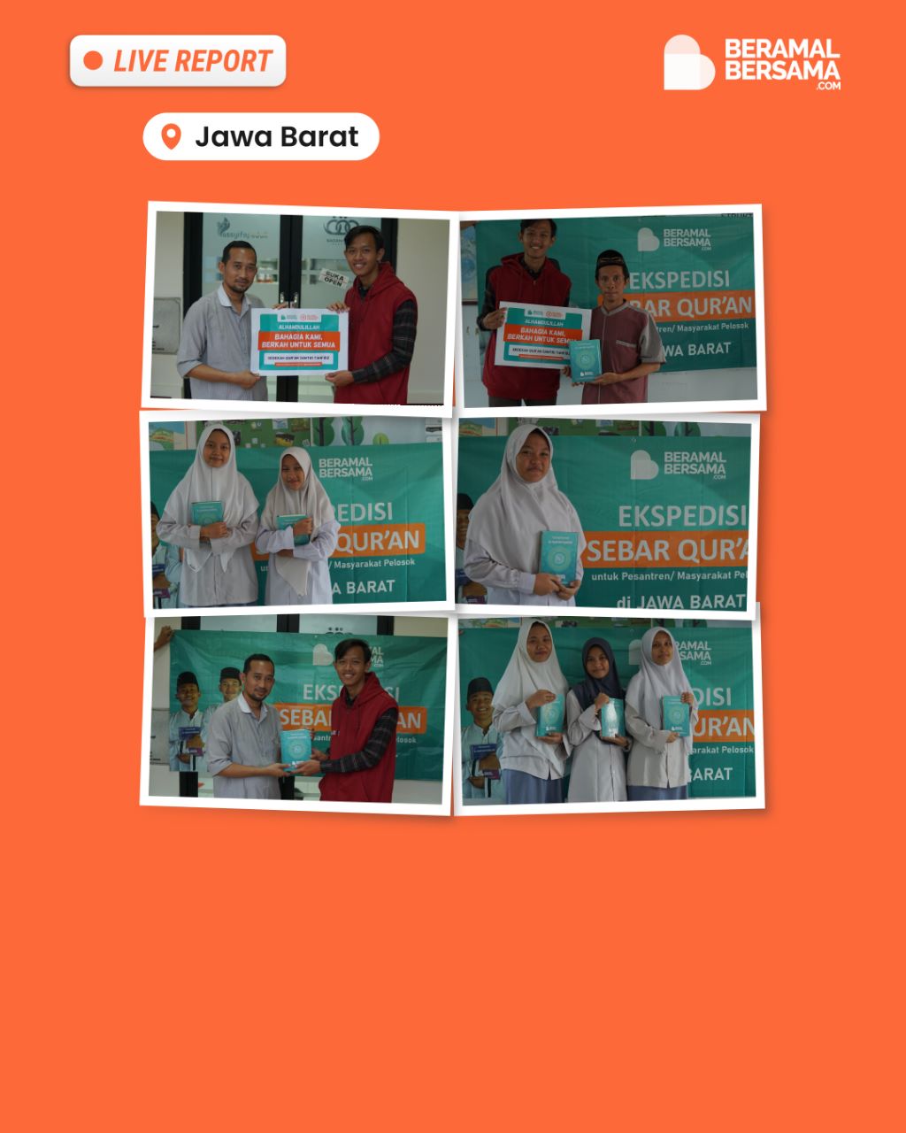 Berbagi Al-Quran untuk Santri Penghafal di Jabar