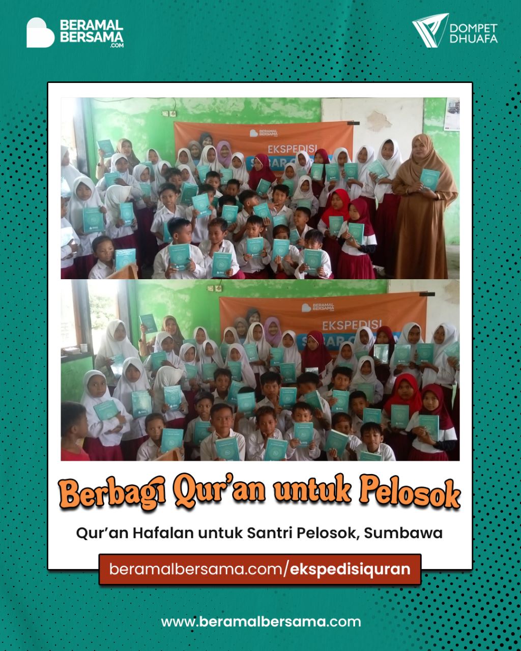 Berbagi Al-Quran untuk Santri Sumbawa
