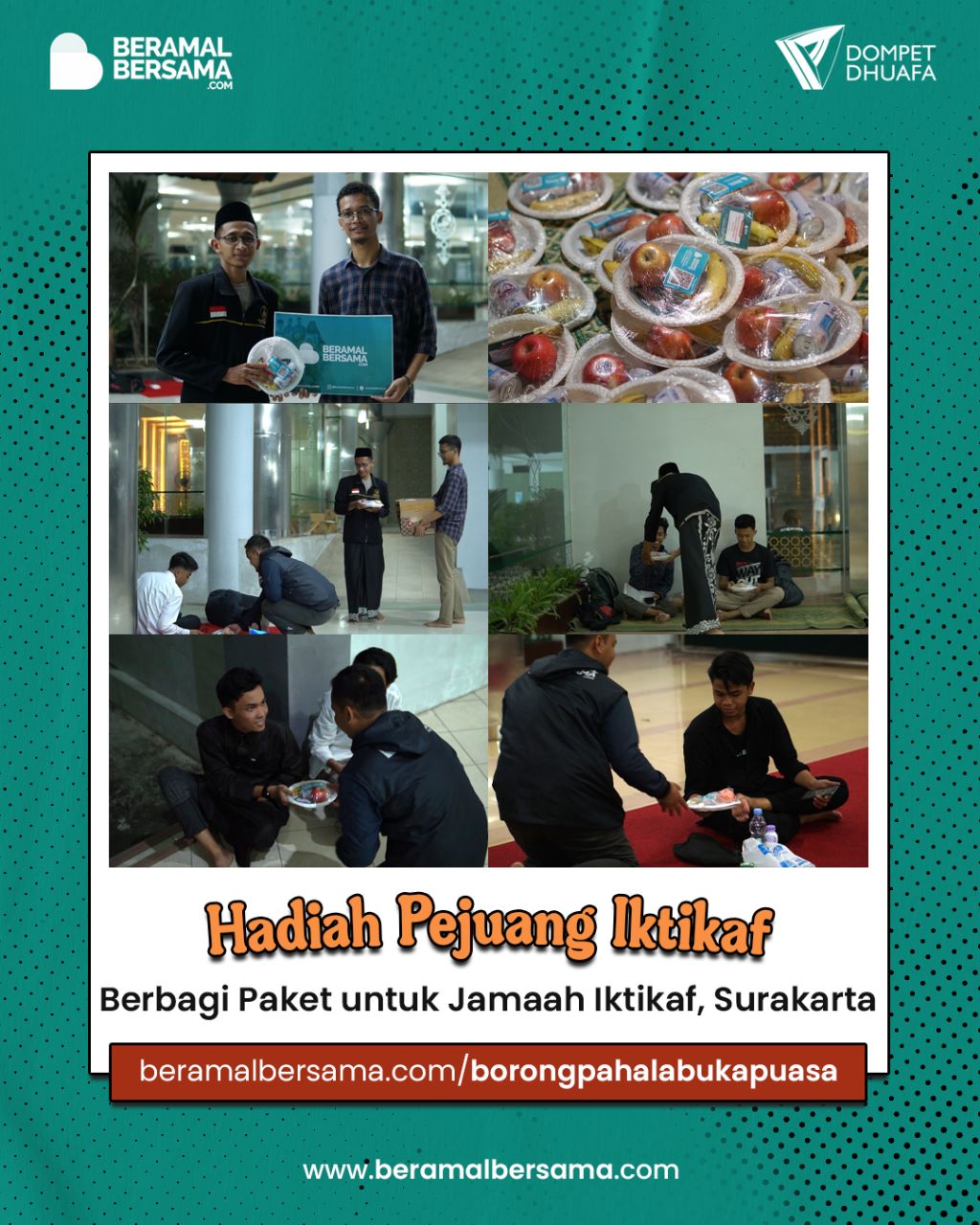 Berbagi Berkah Pejuang Iktikaf