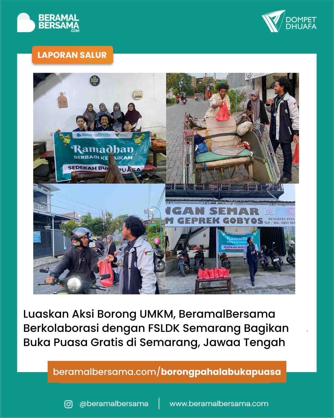Berbagi Buka Puasa Borong UMKM di Semarang