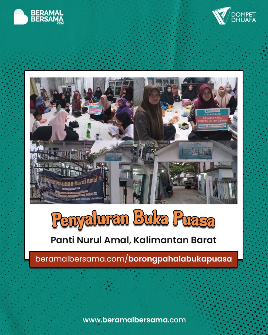 Berbagi Buka Puasa di Panti Hari ke Dua Puluh
