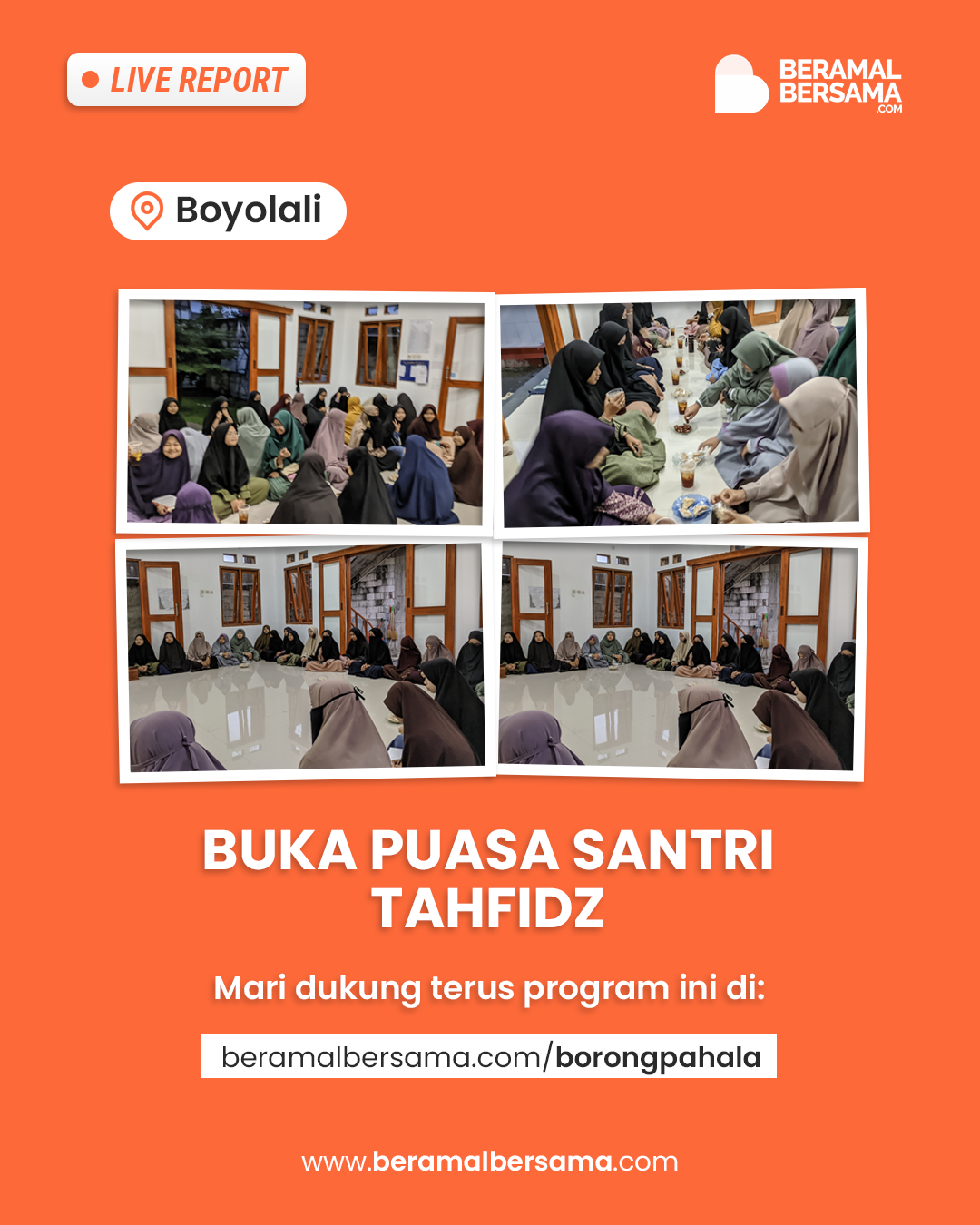 Berbagi Buka Puasa Pondok Hari Ketiga