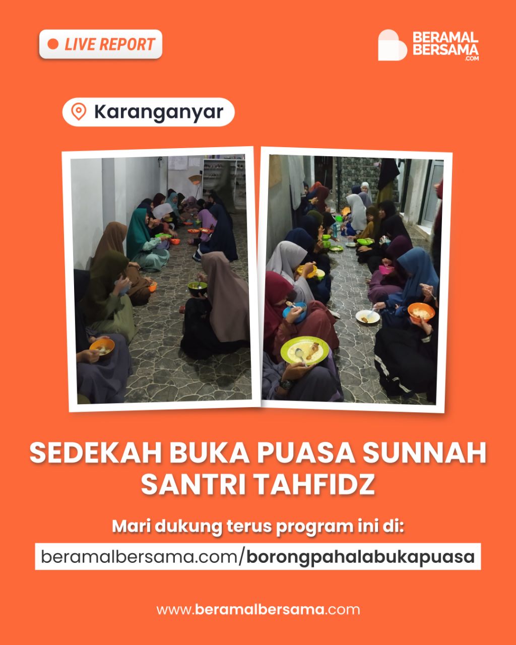 Berbagi Buka Puasa Sunnah di Bulan Rajab