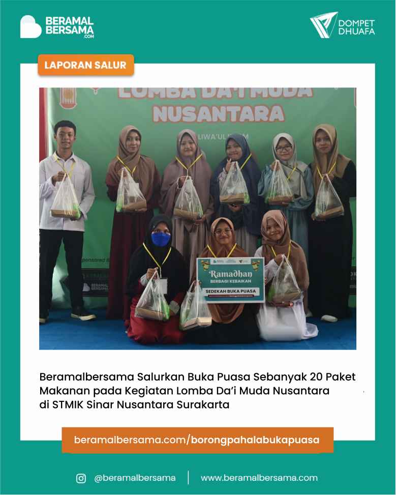 Berbagi Buka Puasa untuk Lomba Dai Muda Nusantara LDK Sinar Nusantara