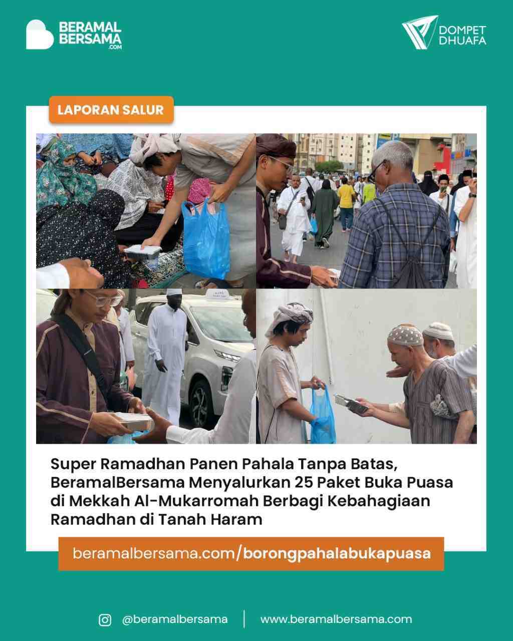 Berbagi Buka Puasa untuk Jaamah Di Mekkah