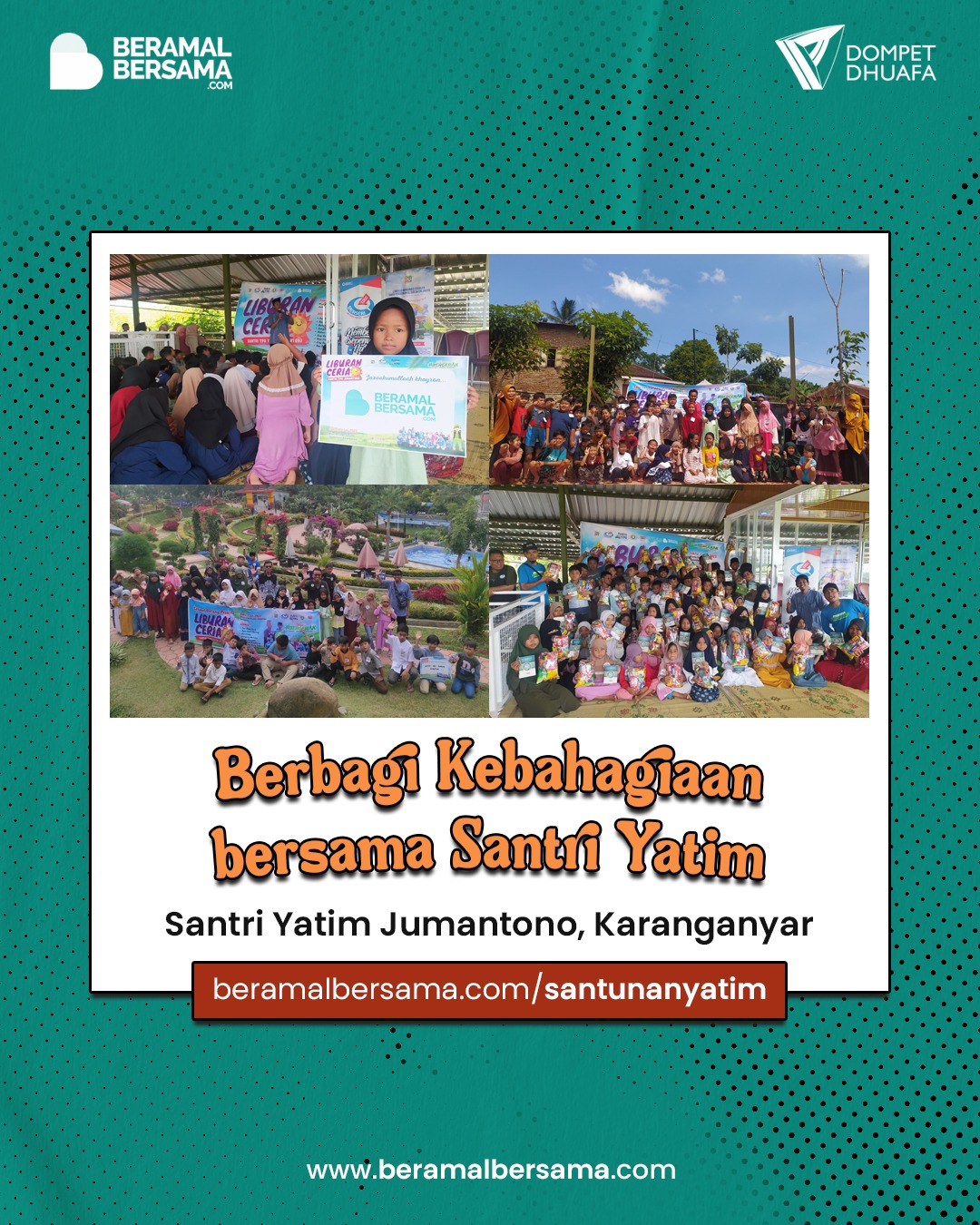 Berbagi Kebahagian Adik Yatim Piatu