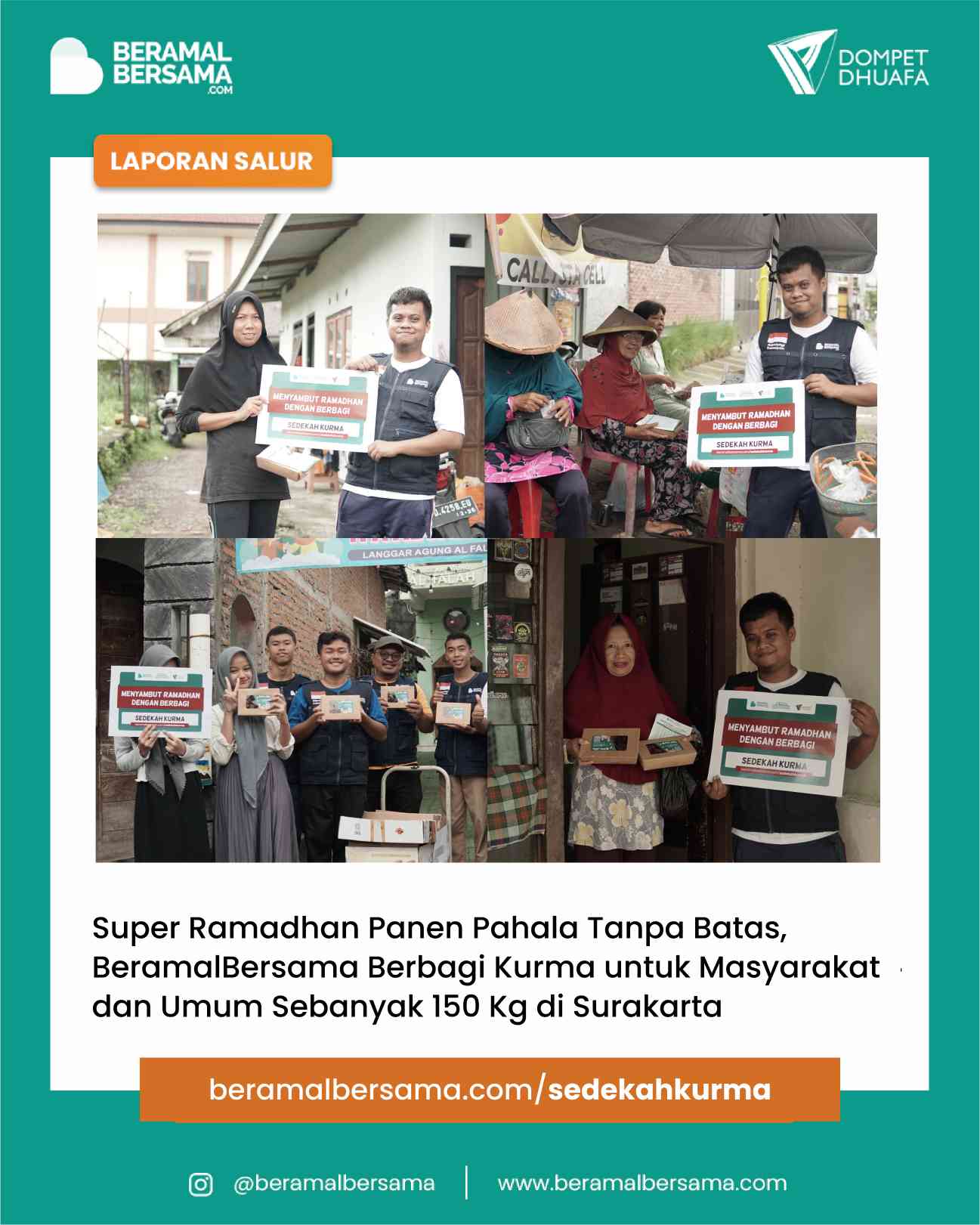 Berbagi Kurma untuk Masyarakat Solo Raya