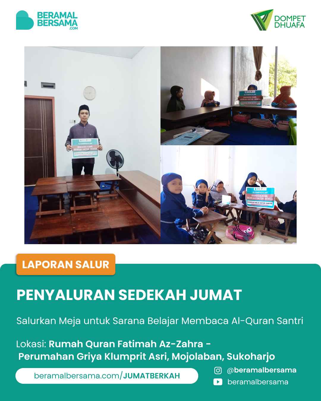 Berbagi Meja untuk RQ Fatimah Az-Zahra