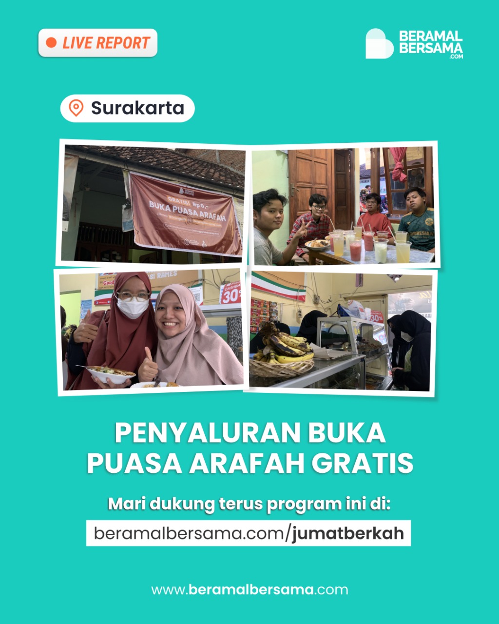 Berbagi Paket Buka Puasa Arafah