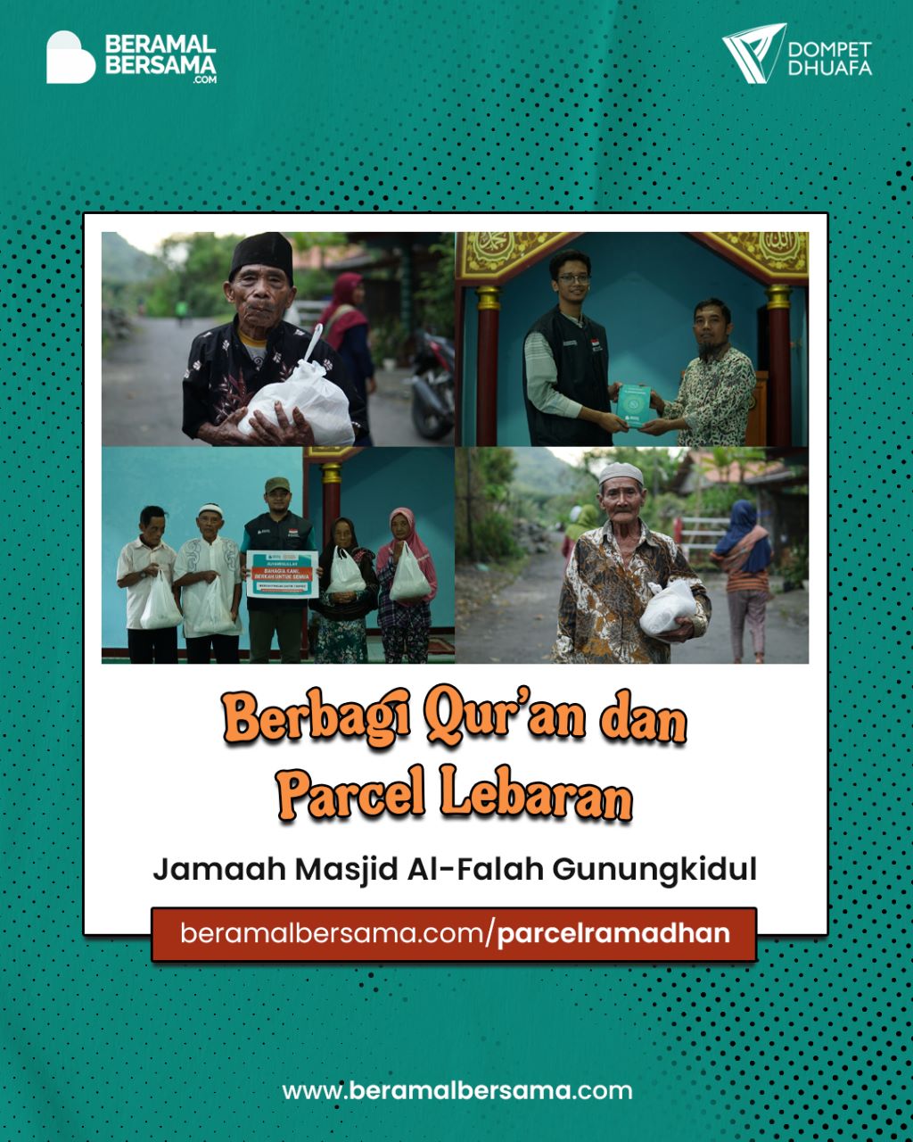 Berbagi Parcel Ramadhan Untuk Masyarakat Dhuafa