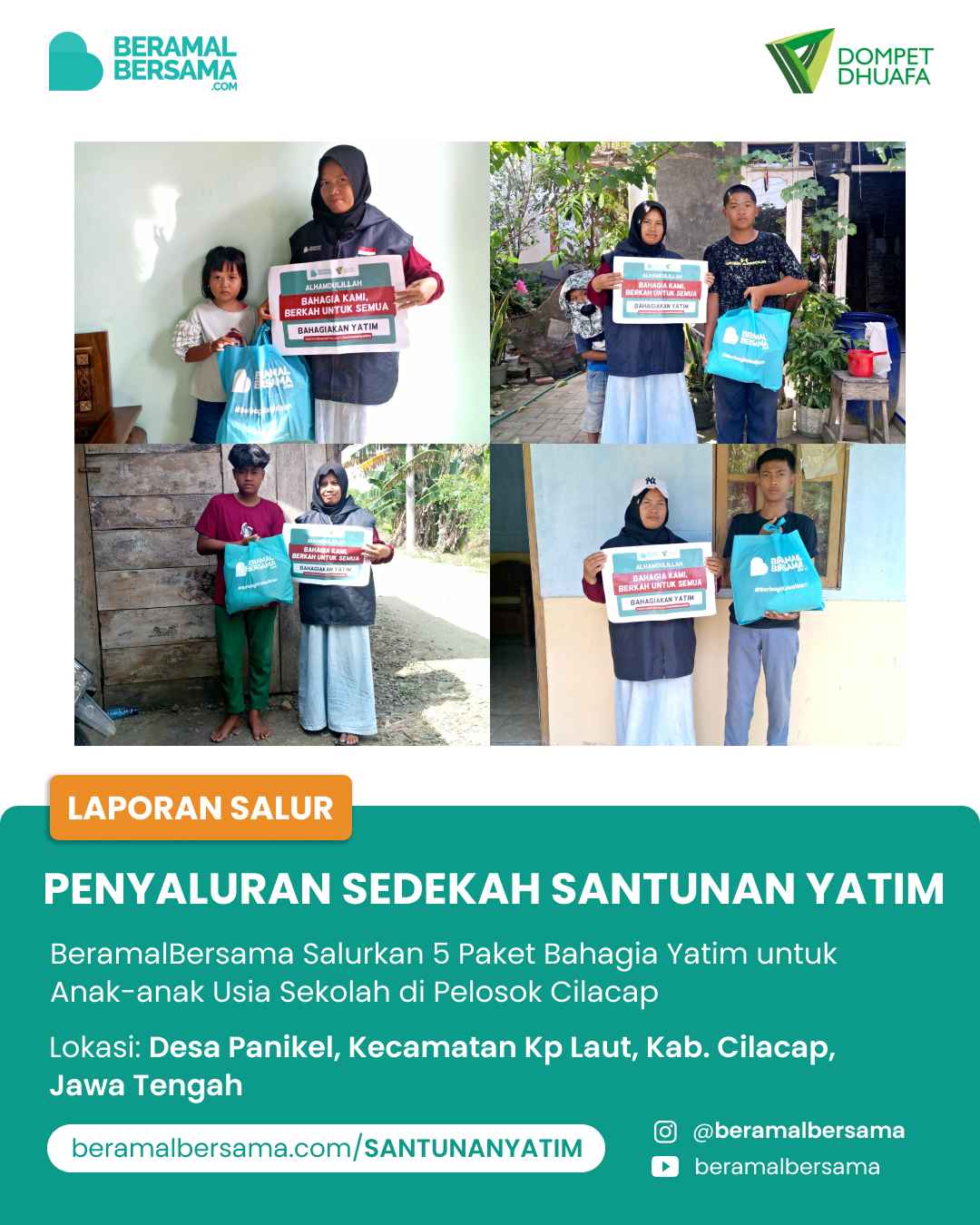 Bingkisan Anak Yatim Kecamatan Kp Laut, Cilacap