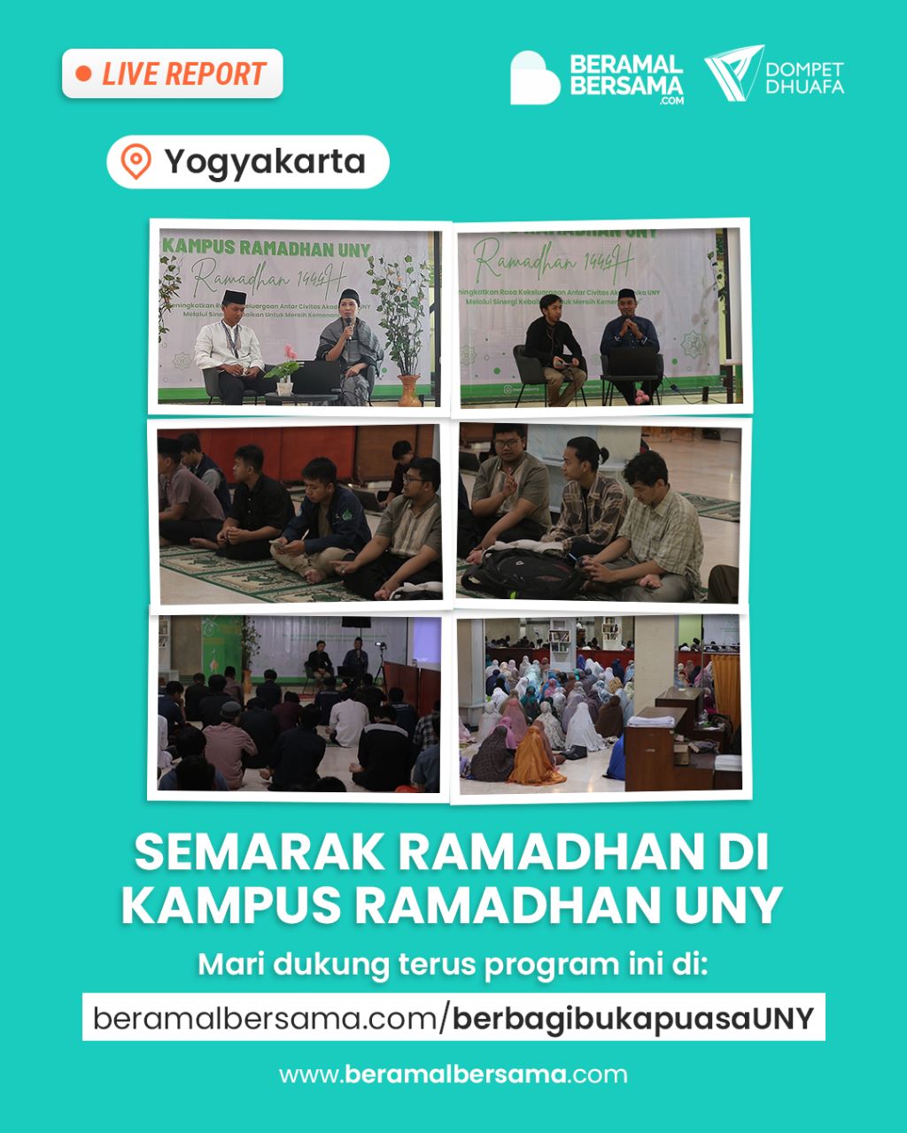 Buka Puasa Jamaah Masjid Mujahidin UNY