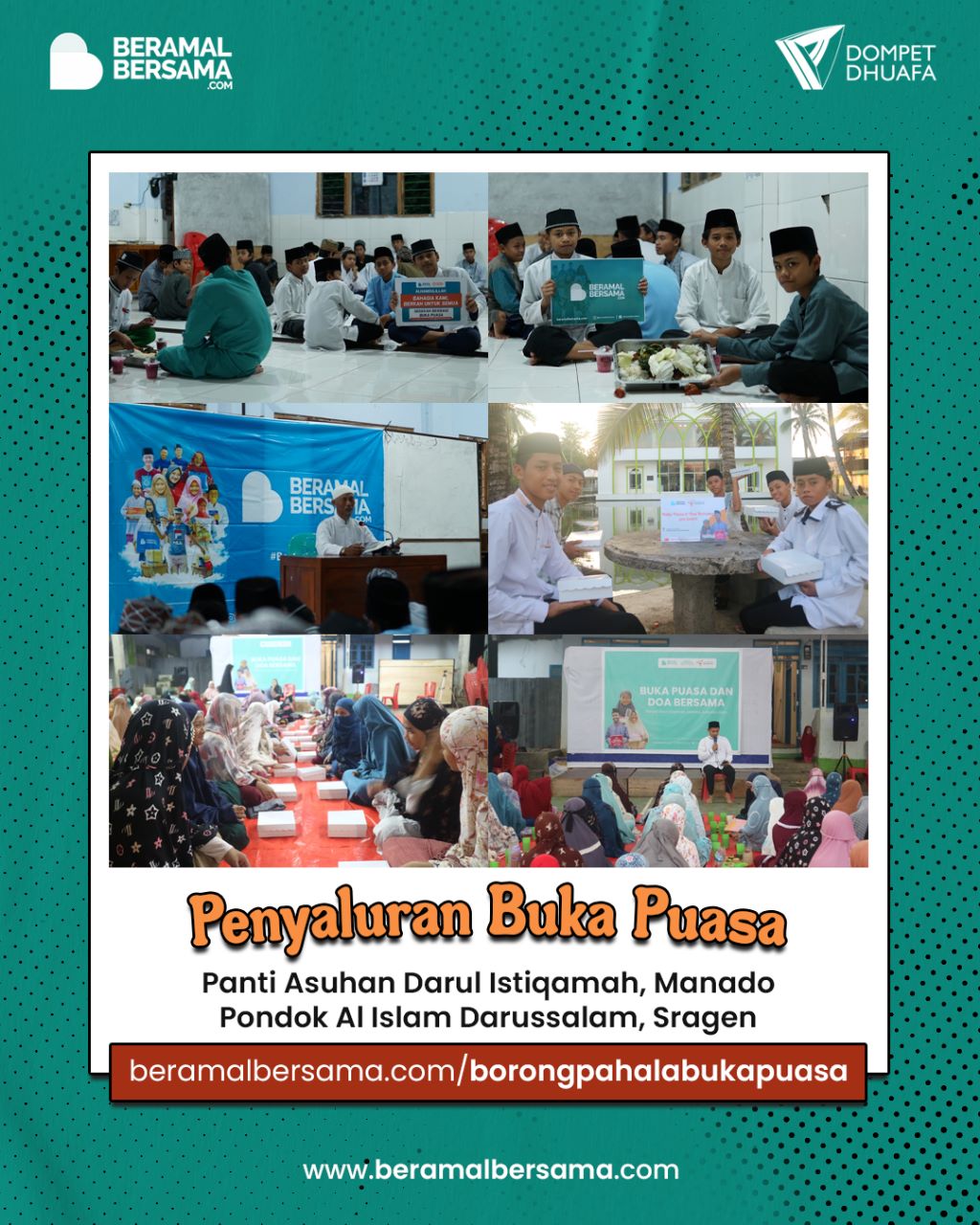 Buka Puasa Santri 2 Daerah di Hari Ke Dua Puluh Satu