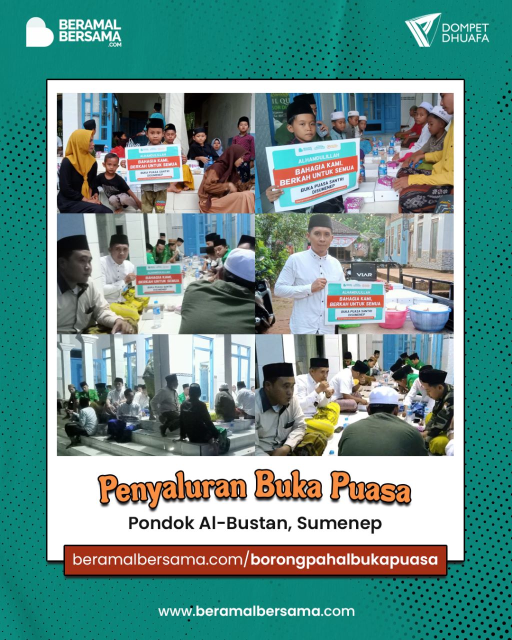 Buka Puasa Santri di Madura Hari ke Lima Belas