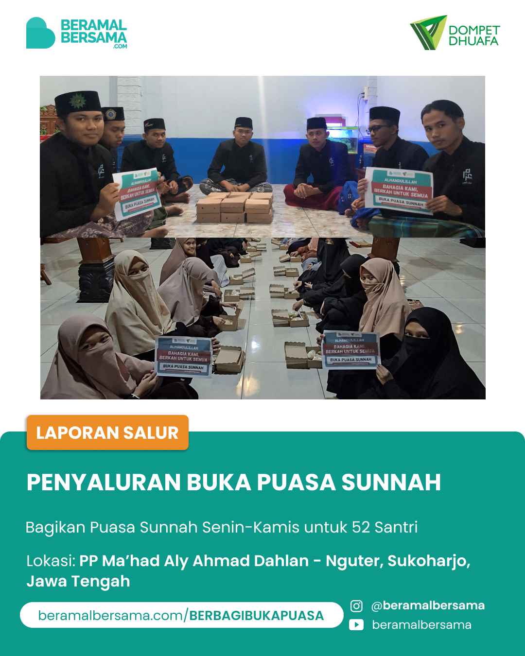 Buka Puasa Sunnah Mahad Ahmad Dahlan