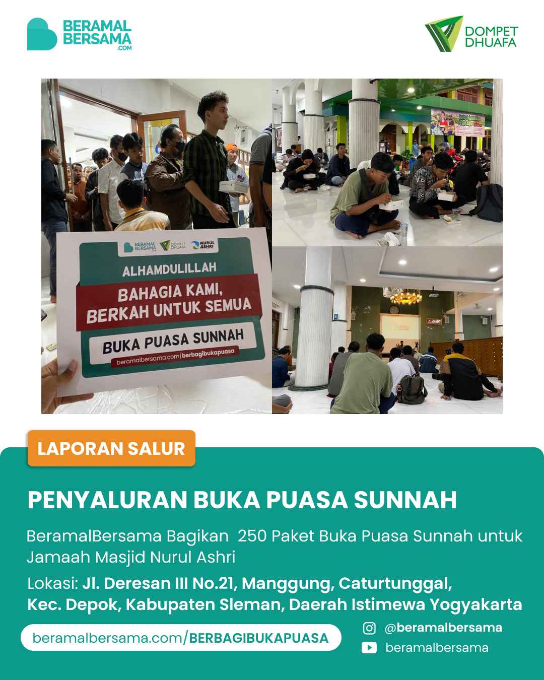Buka Puasa Sunnah Masjid Nurul Asri