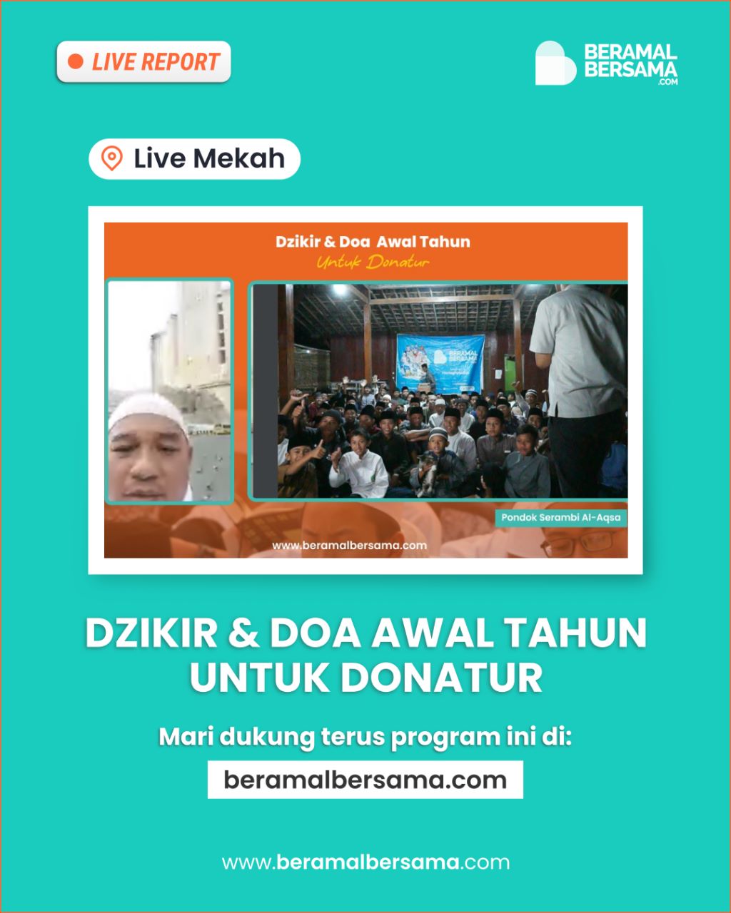 Doa Bersama Santri di Awal Tahun