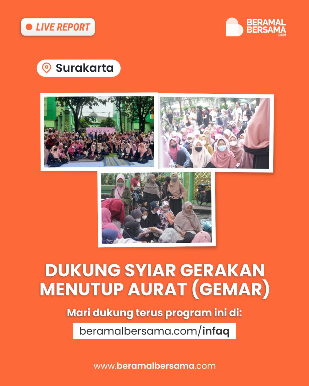 Dukung Agenda Syiar Menutup Aurat