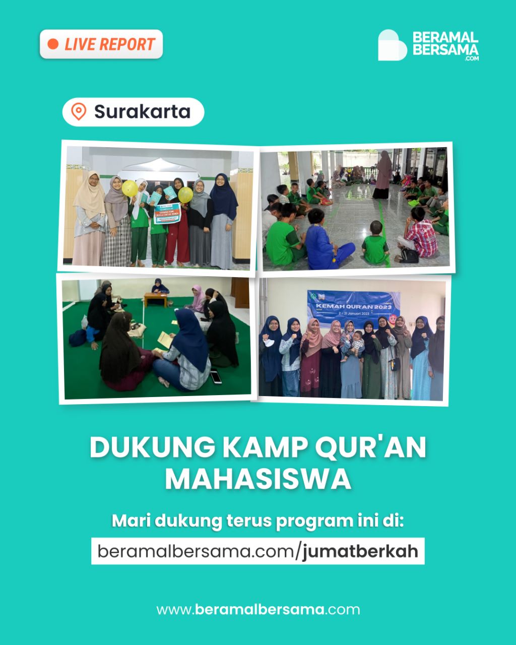 Dukung Aktivitas Kamp Quran Surakarta