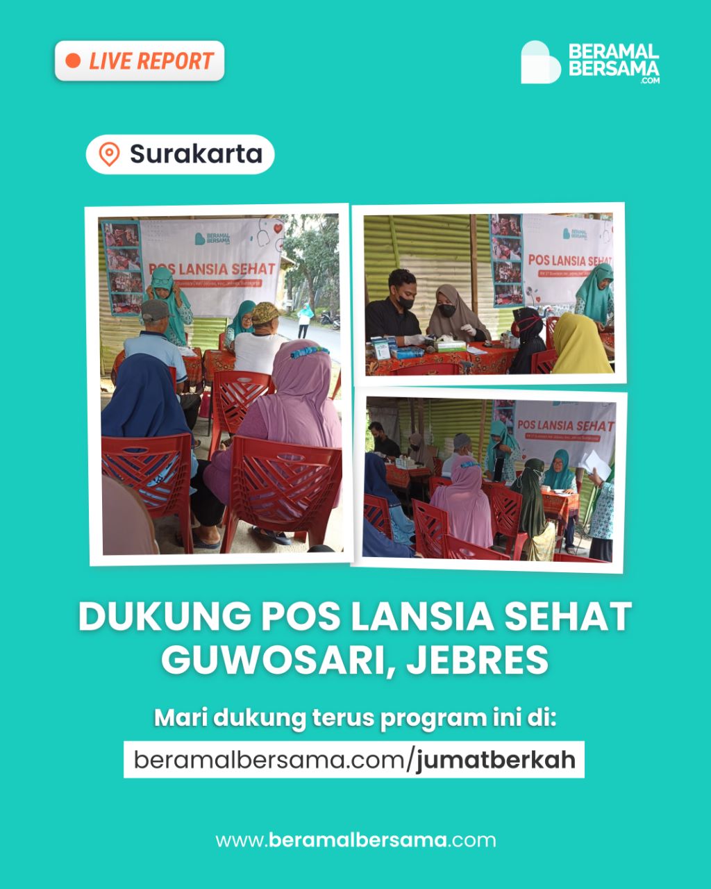Dukung Kegiatan Lansia Sehat Jebres