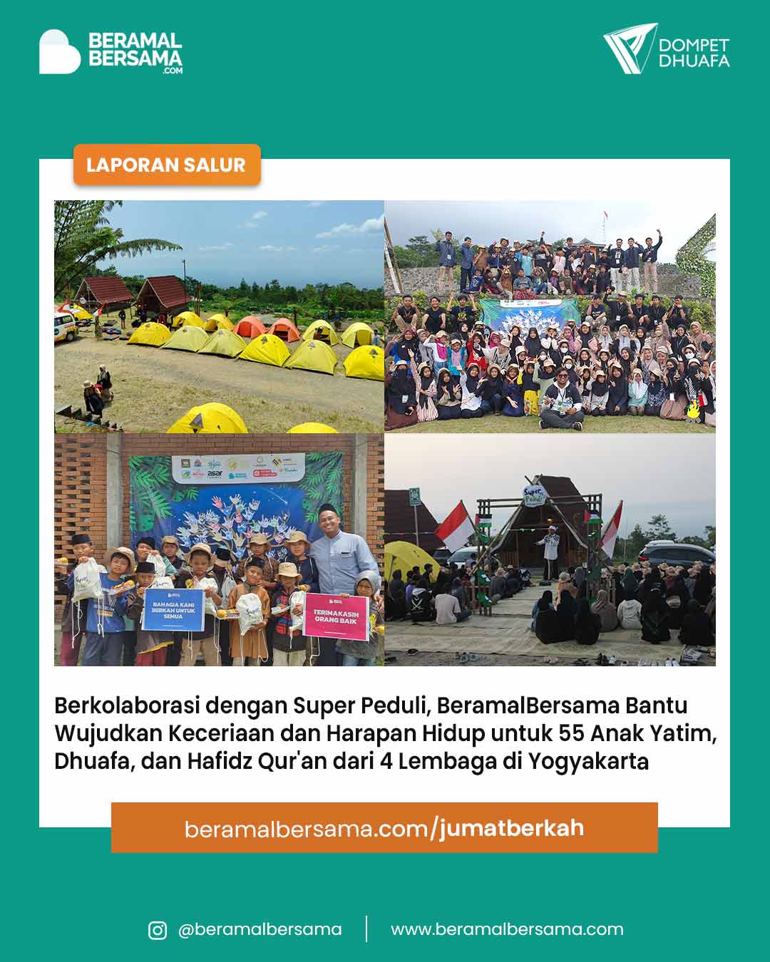 Hadiahkan dan Bahagiakan Bersama Adik Yatim Akhir Tahun