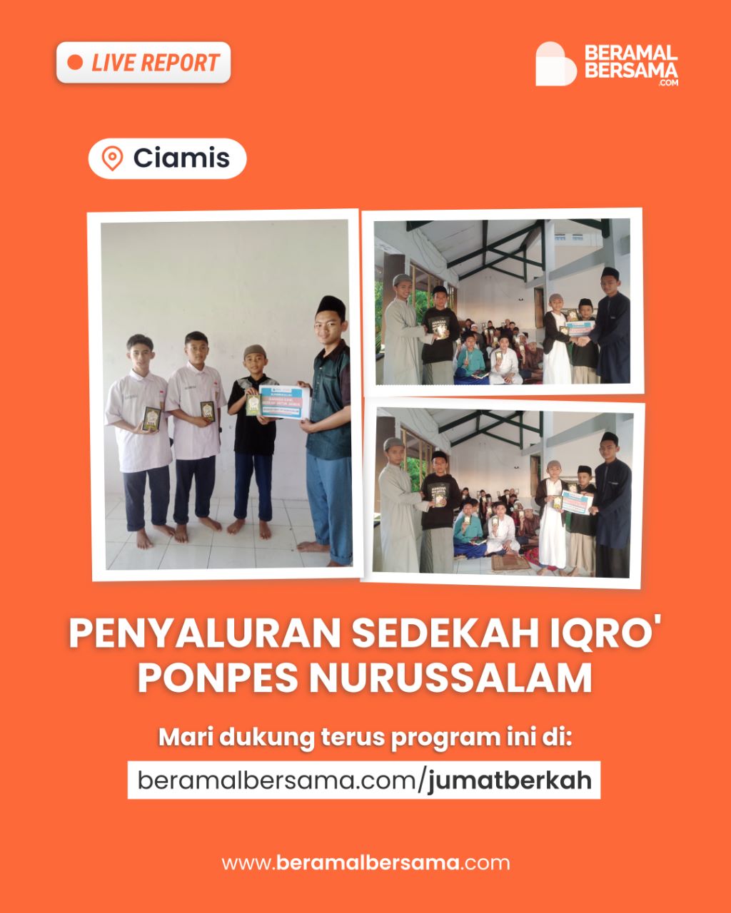 Iqro untuk Santri Pondok Pesantren Nurussalam