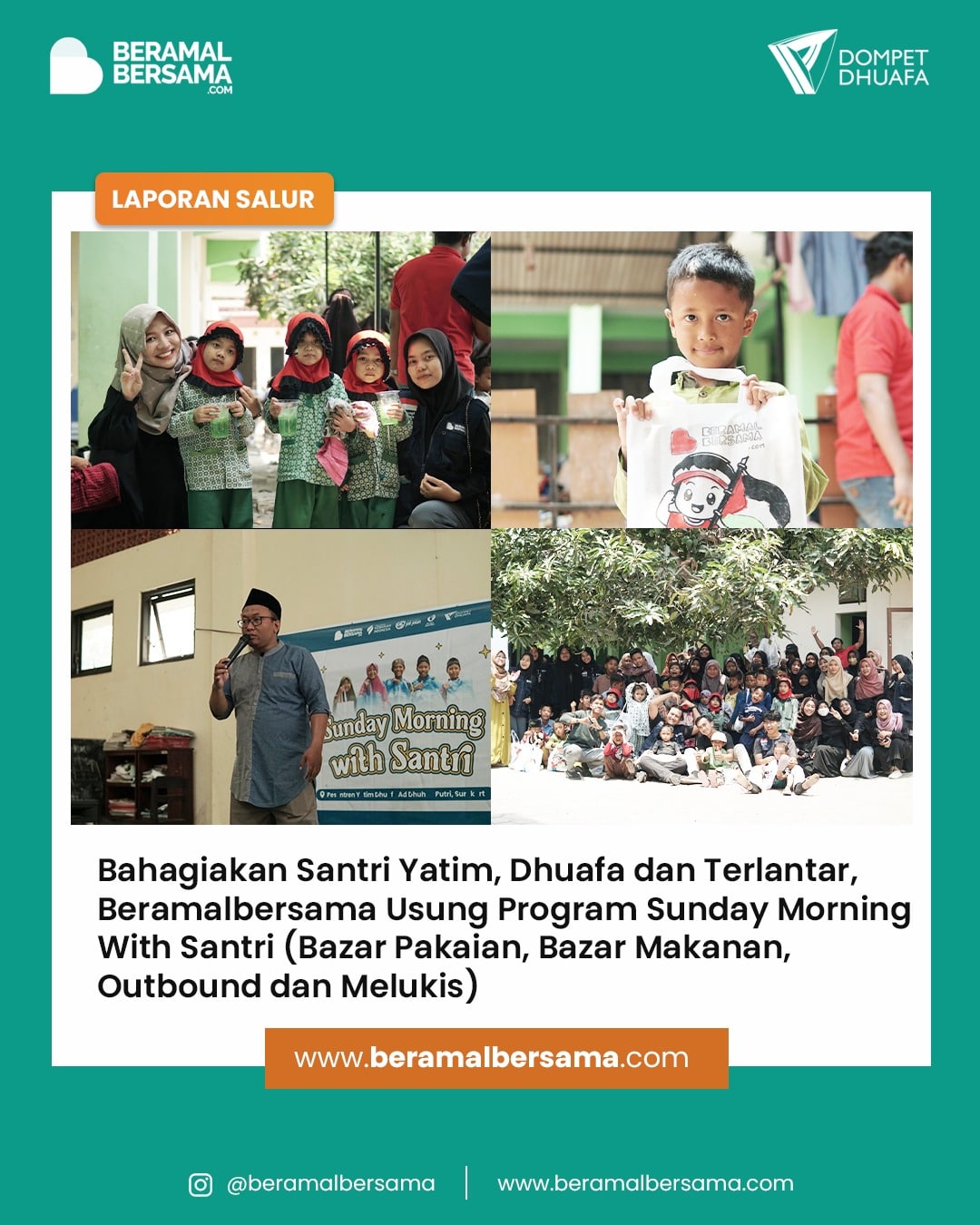 Memperingati Hari Santri "Sunday Morning with Santri"