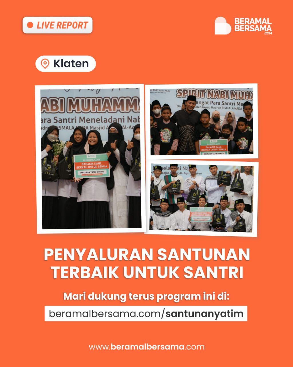 Meraih Berkah dari Tabligh Akbar dan Santuni Anak Yatim