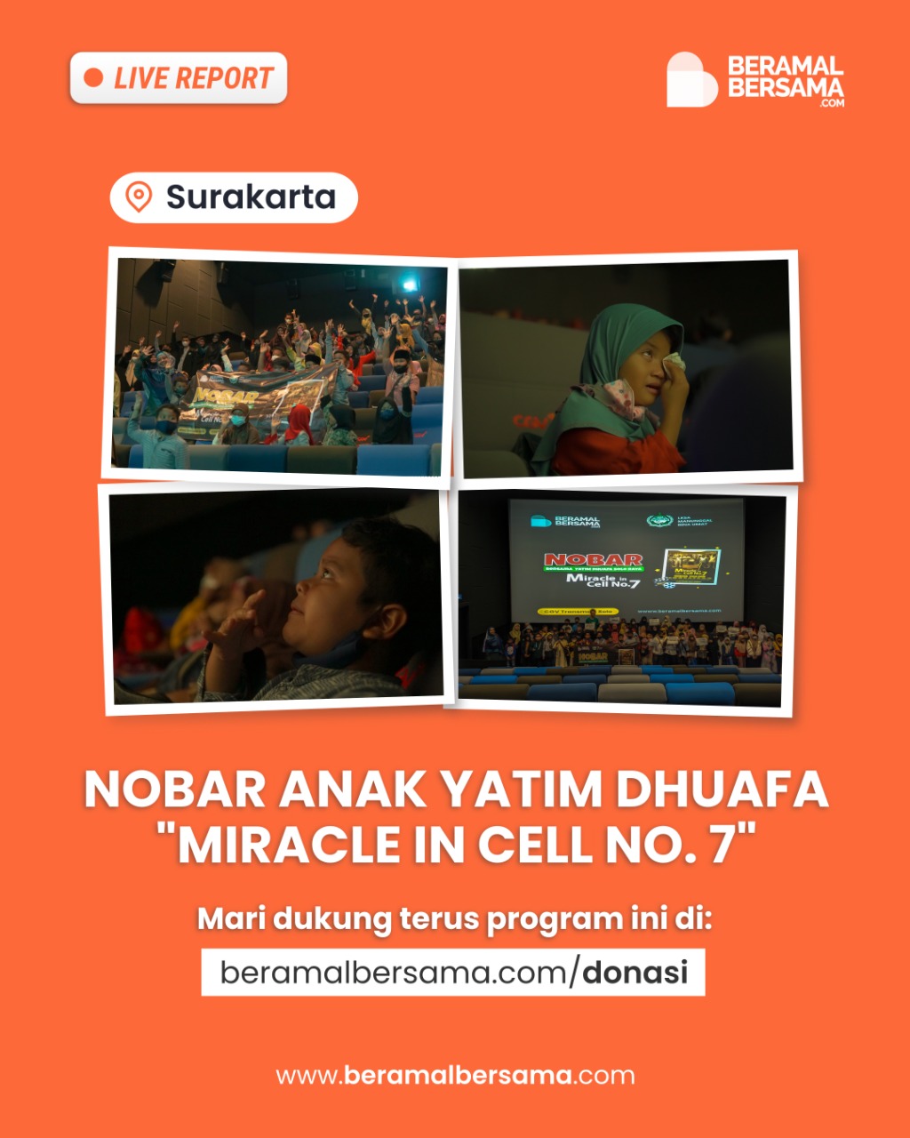 Nonton Bareng Santri LKSA Bina Ummat