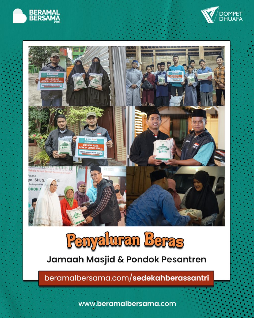 Pahala Mengalir dari Beras yang di konsumsi Santri