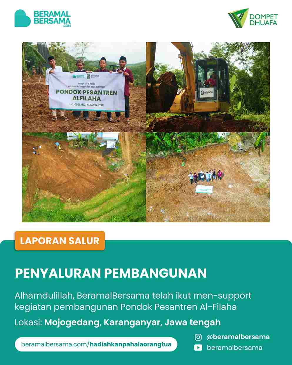 Pembangunan Pondok Pesantren Alfilaha
