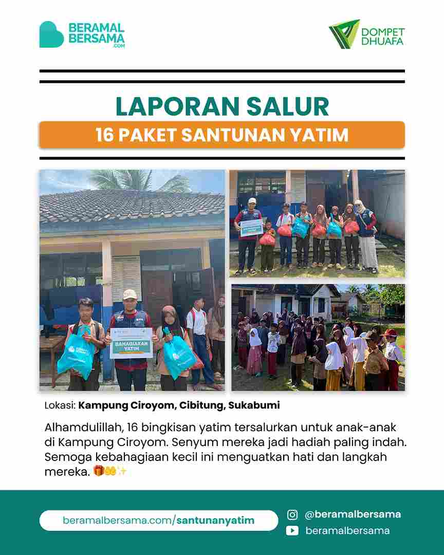 Penyaluran Akomodasi Santunan Yatim