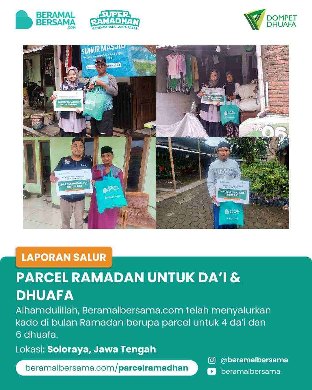 Penyaluran Bingkisan Ramadhan Untuk Da'i