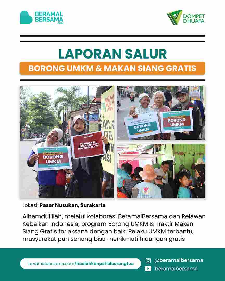 Penyaluran Pemadam Kelaparan - Borong UMKM Agustus 2025